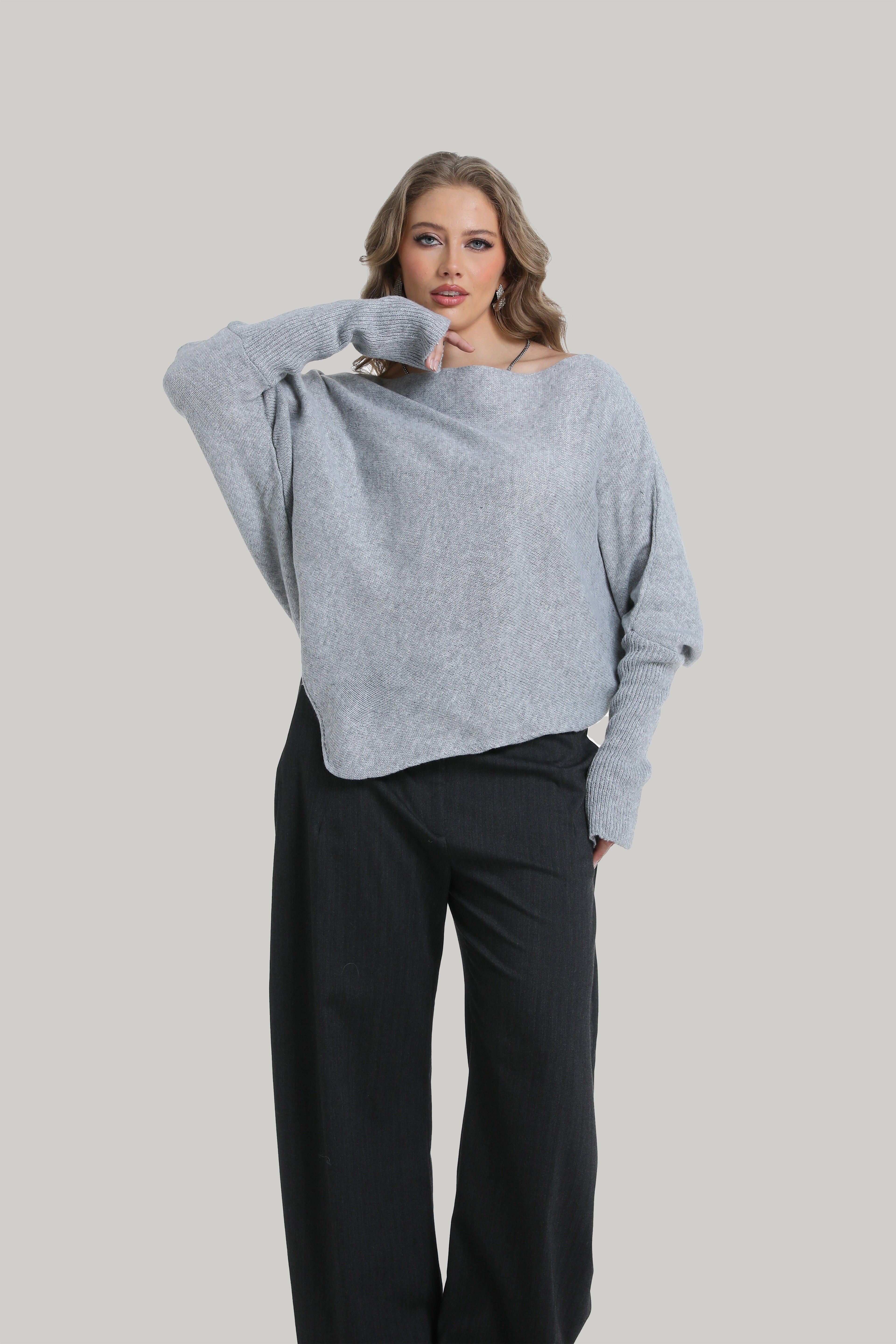 Off the Shoulder Knit Top