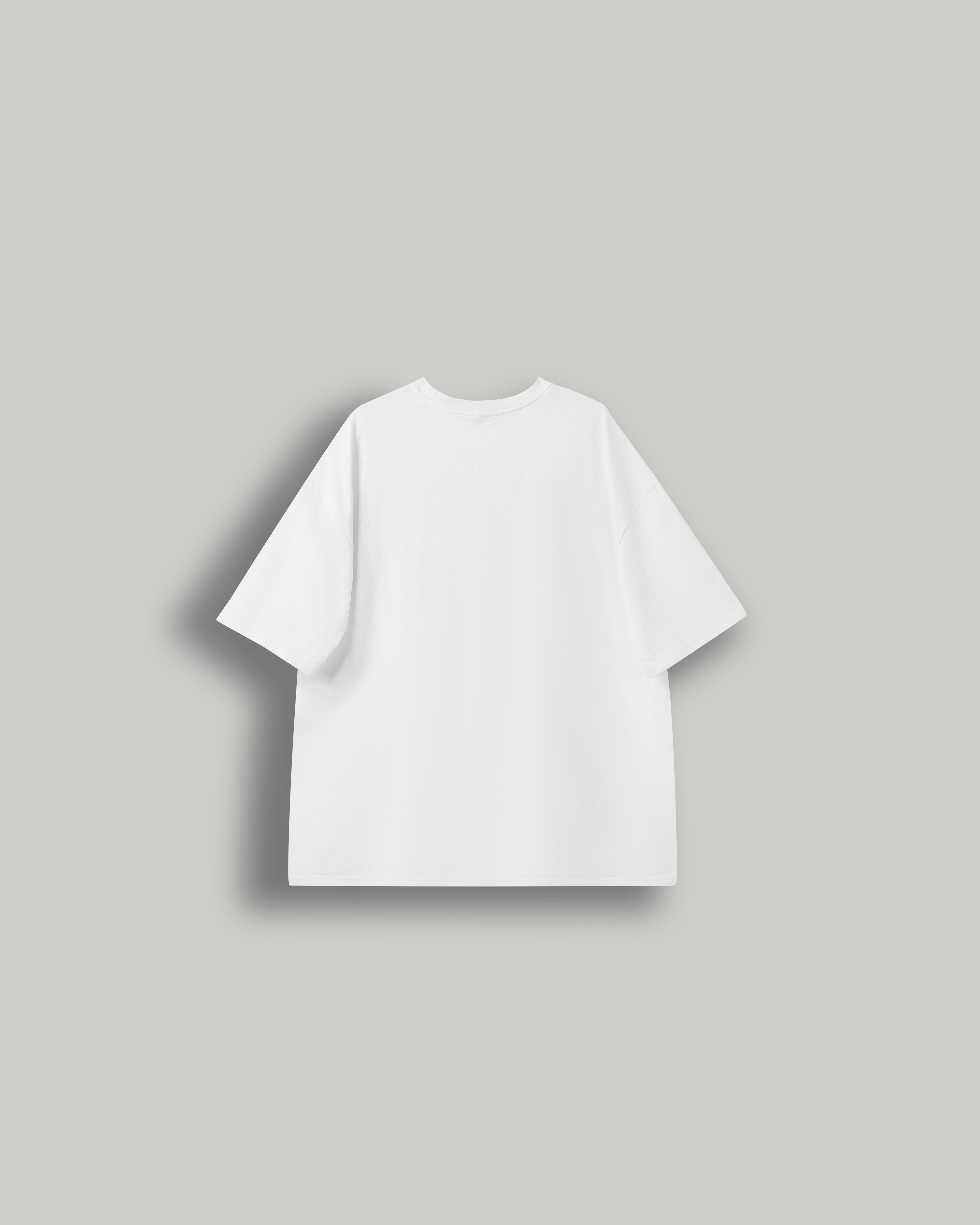 Face Graphic Tee in white