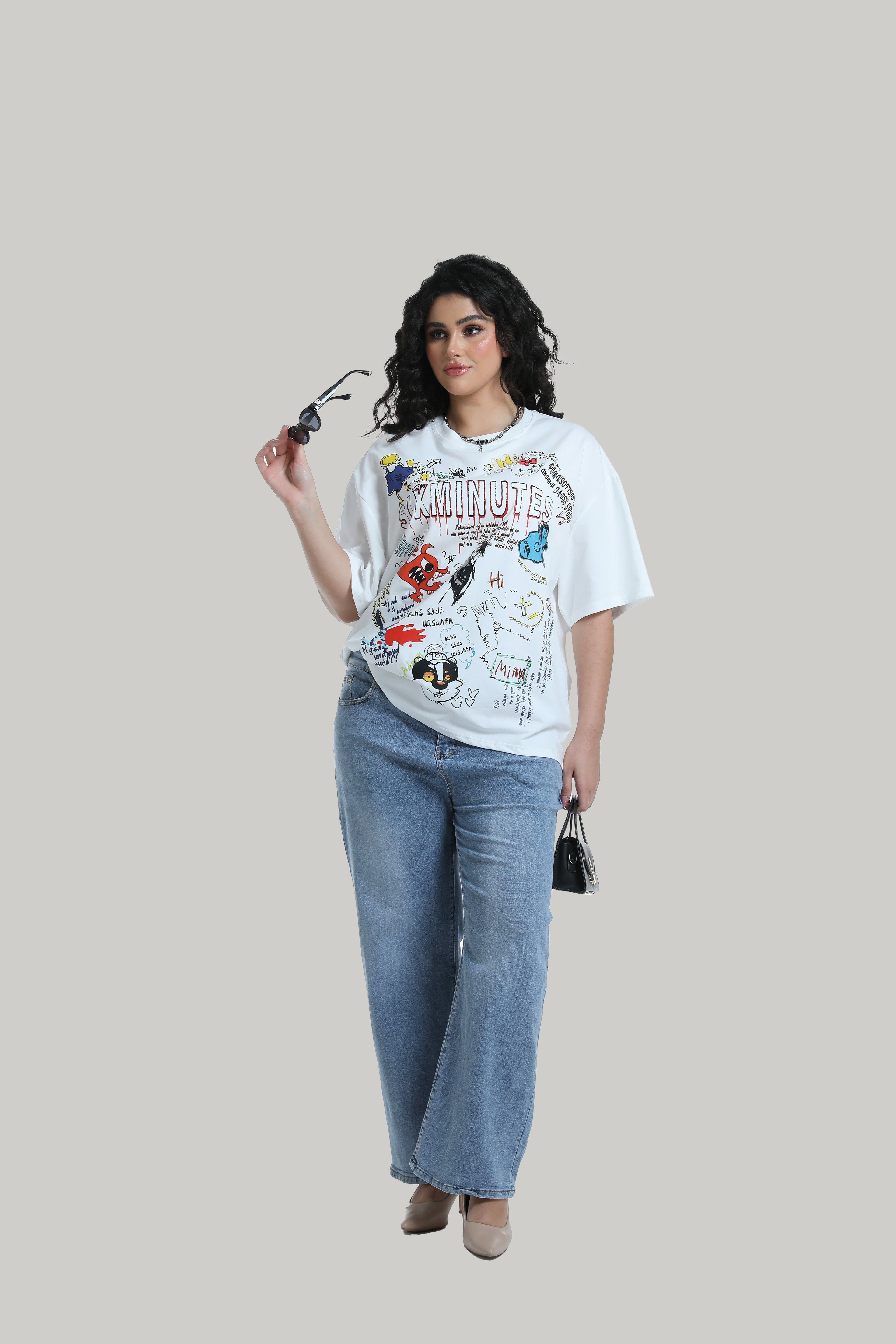 Oversized t-shirt with graphic