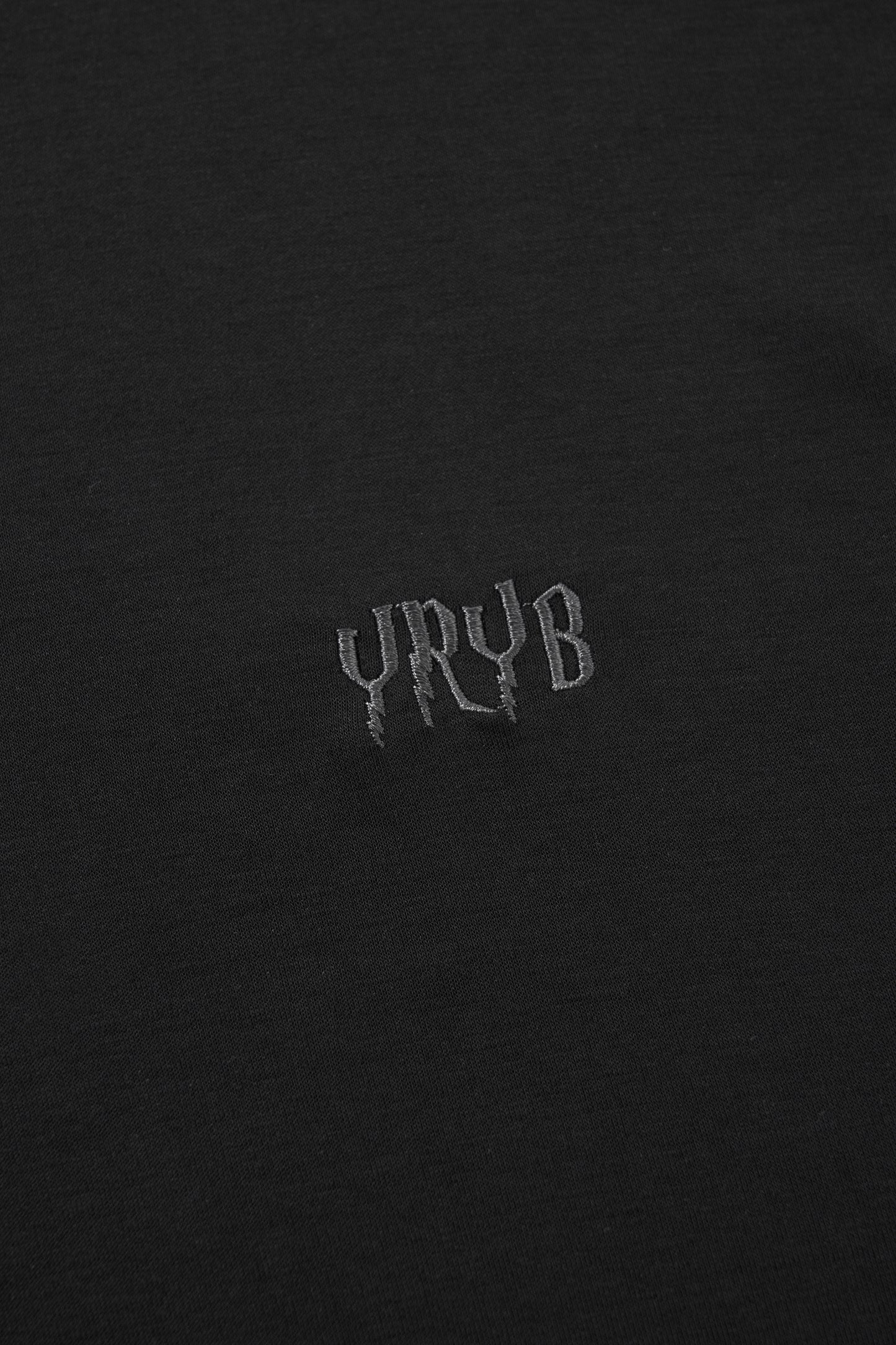 Midi T-shirt Dress in black with YRYB logo