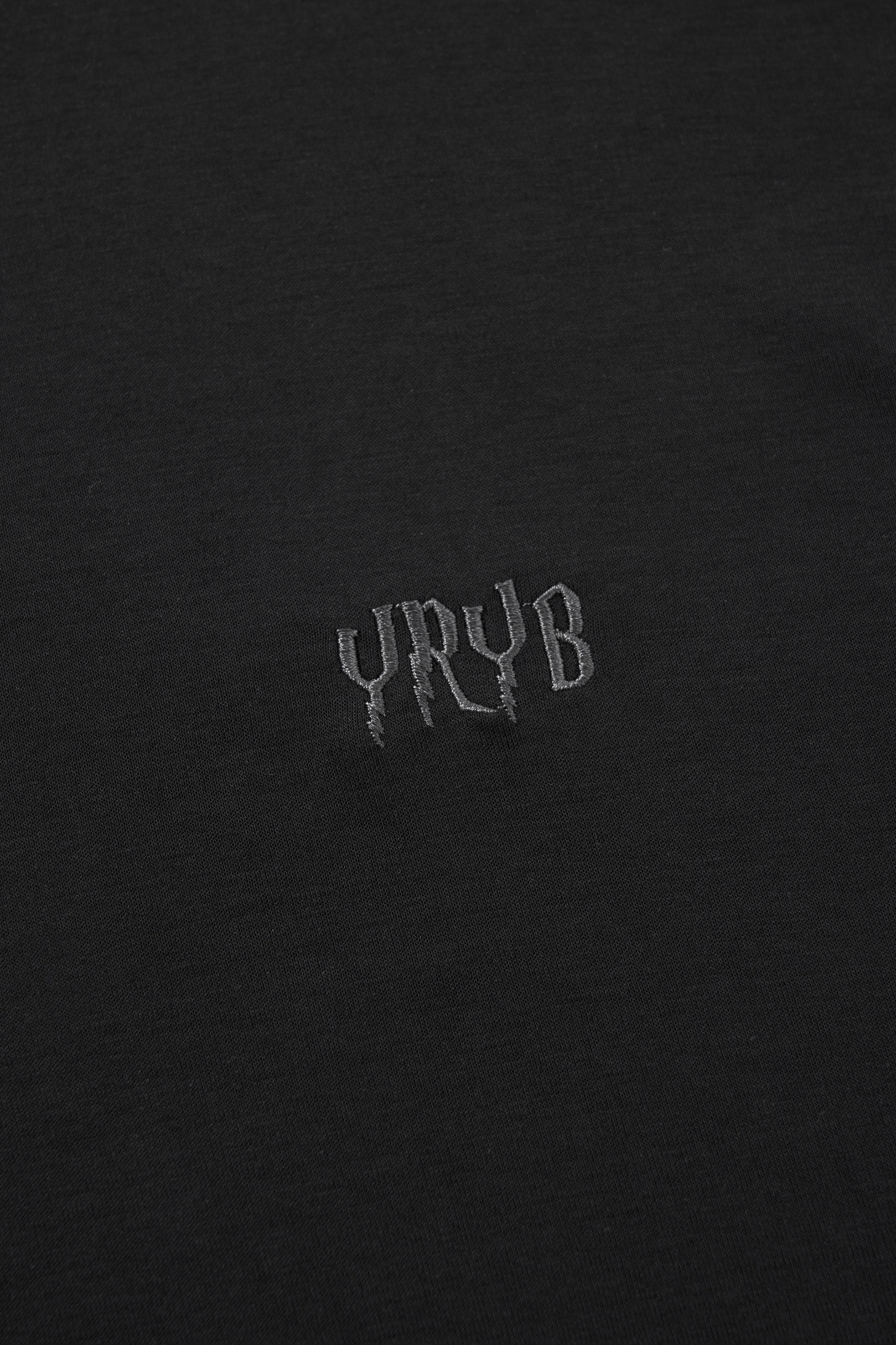 Midi T-shirt Dress in black with YRYB logo