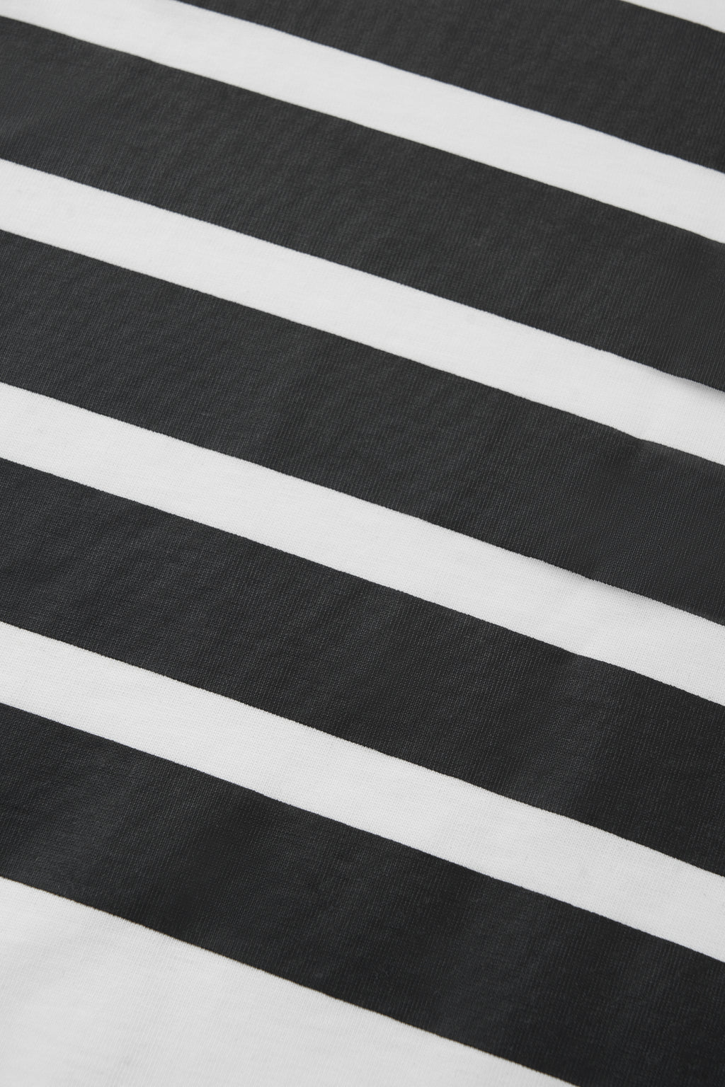 Stripe Front Print Graphic Tee in white